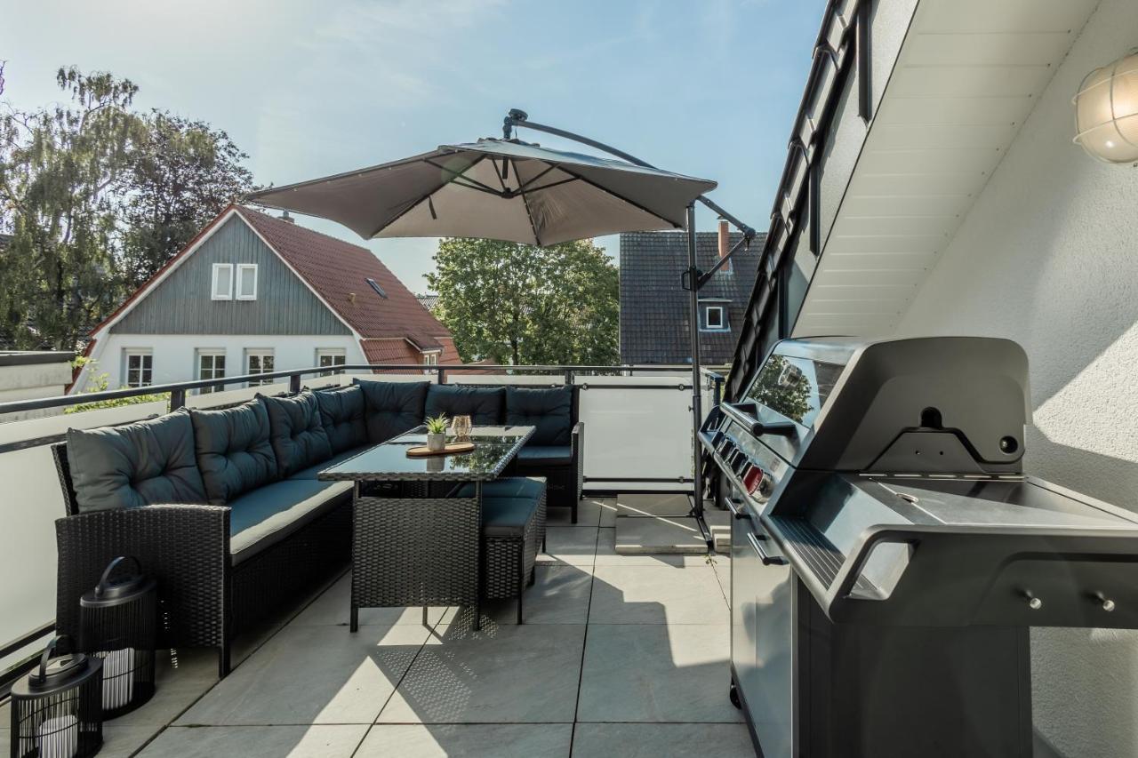 Gt-City Suite 01 I Gasgrill I Smart-Tv I Balkon Гютерсло Экстерьер фото